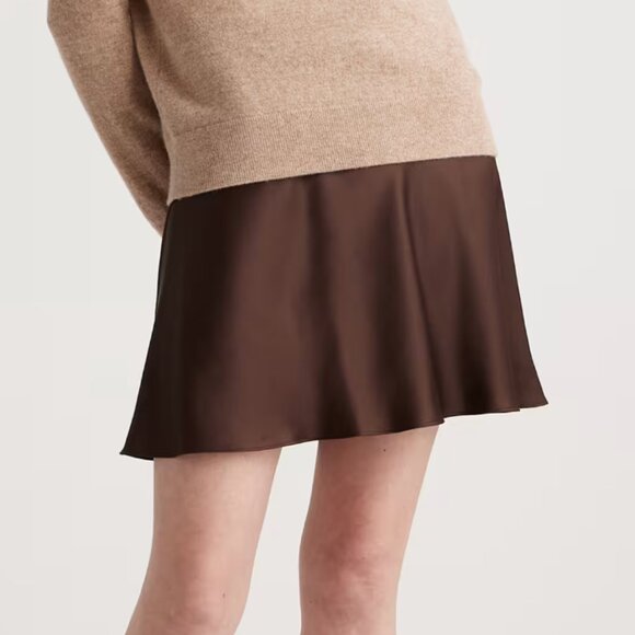100% Washable Silk Mini Skirt - Picture 1 of 2
